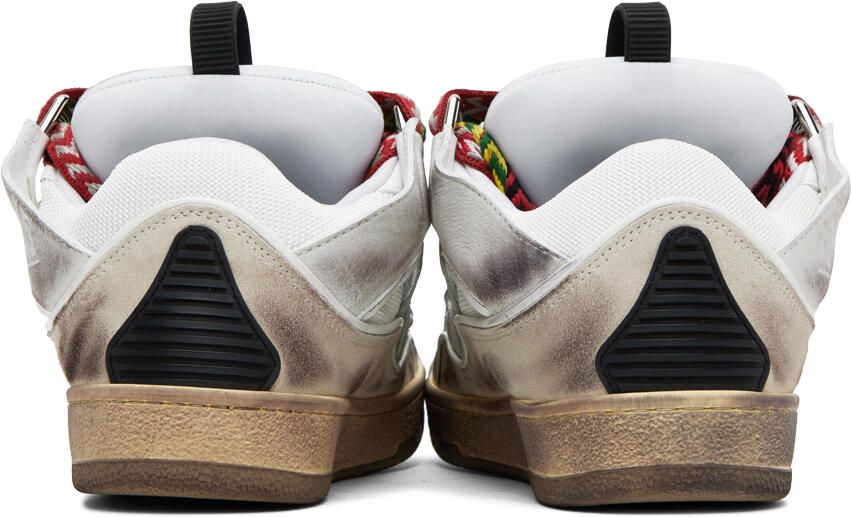 Lanvin White Curb Sneakers