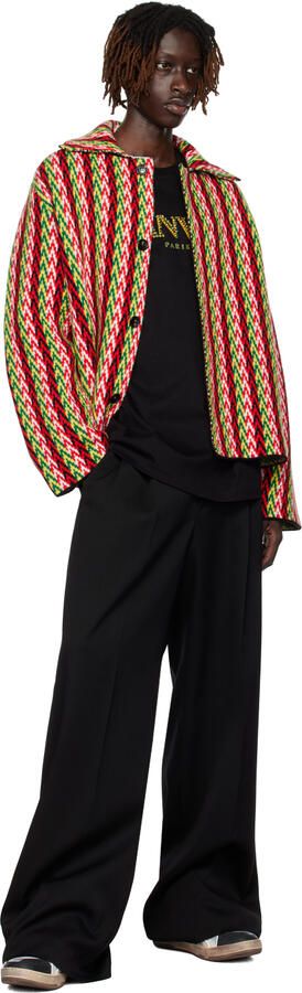 Lanvin White Curb Sneakers - Picture 4