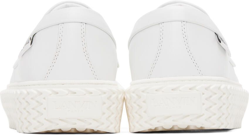 Lanvin White Curbies Slip-On Sneakers