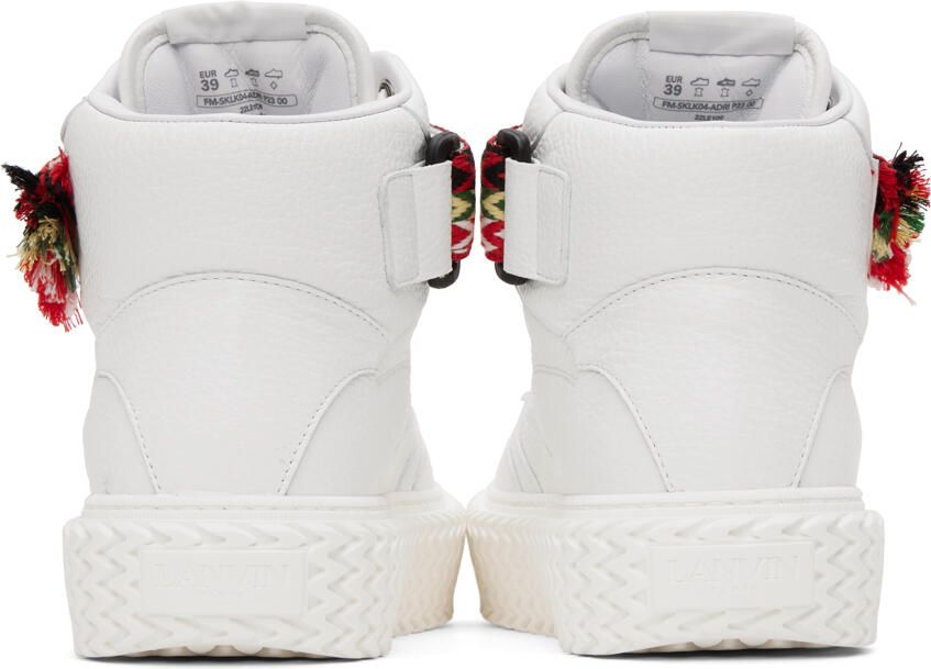 Lanvin White Curbies Sneakers