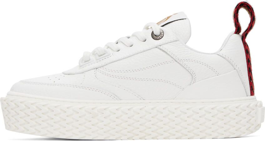 Lanvin White Curbies Sneakers - Picture 3
