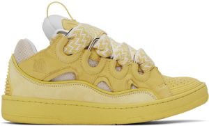 Lanvin Yellow Curb Sneakers
