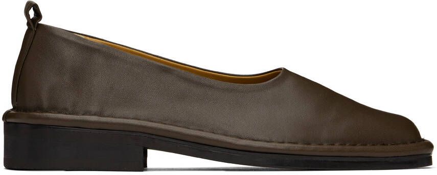 LE17SEPTEMBRE Brown Leather Loafers