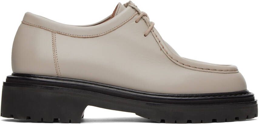 Legres Beige Leather Derbys