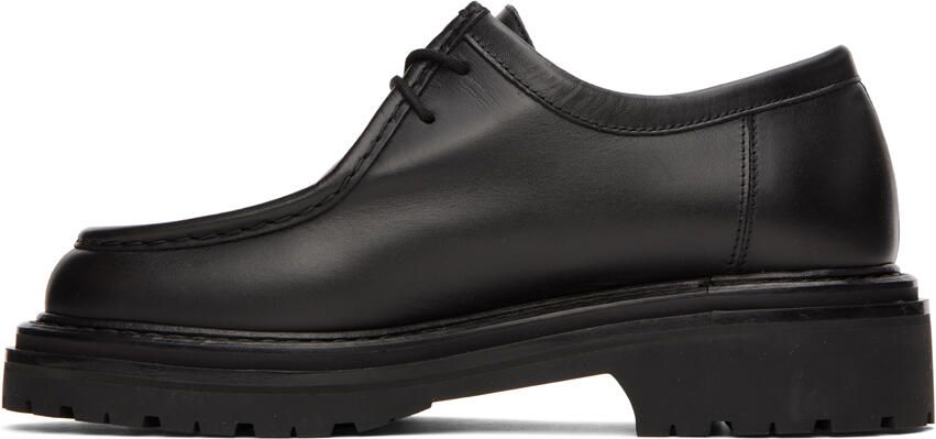 Legres Black Leather Derbys - Picture 3