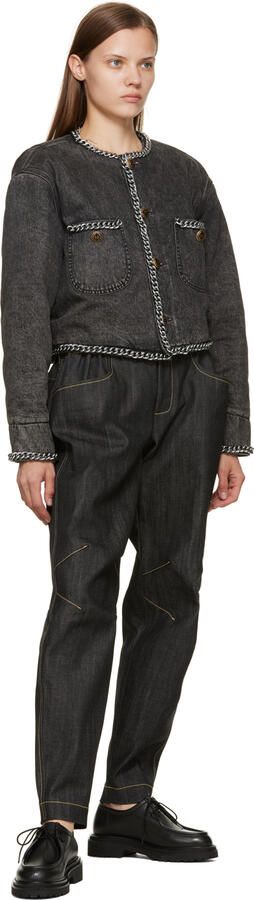 Legres Black Leather Derbys - Picture 4