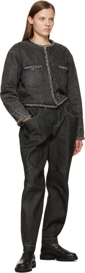 Legres Black Oiled Leather Ankle Boots - Picture 4