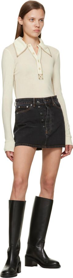 Legres Black Oiled Leather Riding Boots - Picture 4