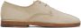 LEMAIRE Beige Flat Laced Derbys - Thumbnail 1