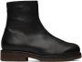 LEMAIRE Black Leather Chelsea Boots - Thumbnail 1
