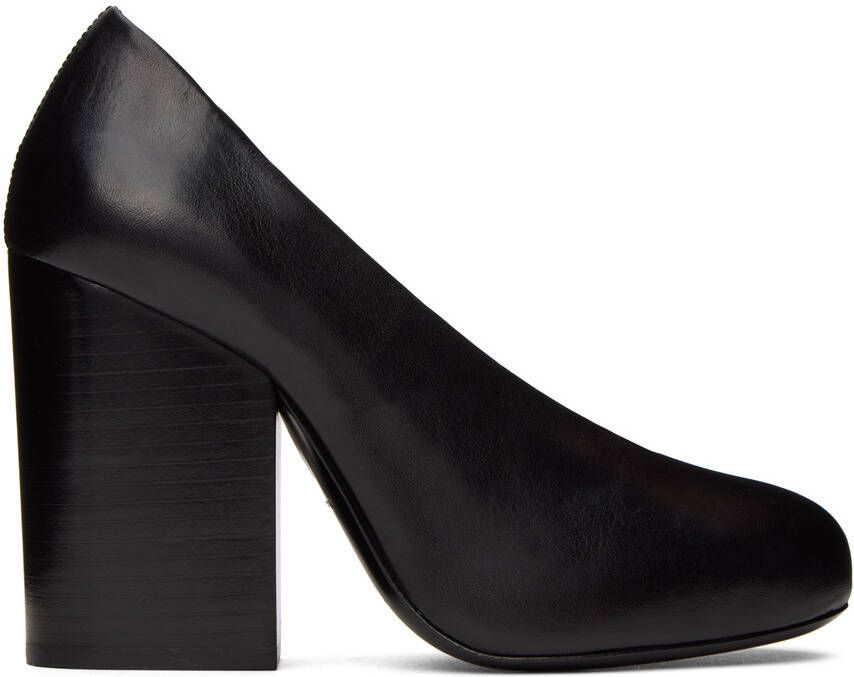 LEMAIRE Black Leather Heels