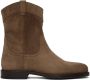 LEMAIRE Brown Western Boots - Thumbnail 1