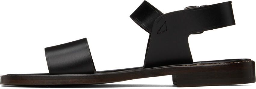 LEMAIRE Black Classic Sandals - Picture 4