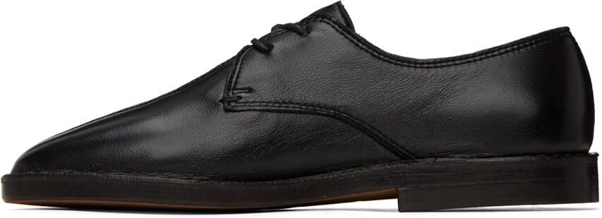 LEMAIRE Black Flat Laced Derbys - Picture 4