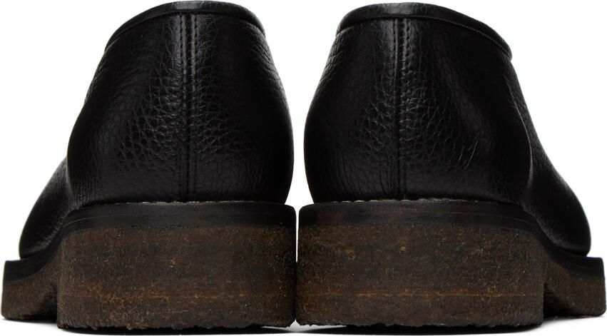 LEMAIRE Black Piped Loafers