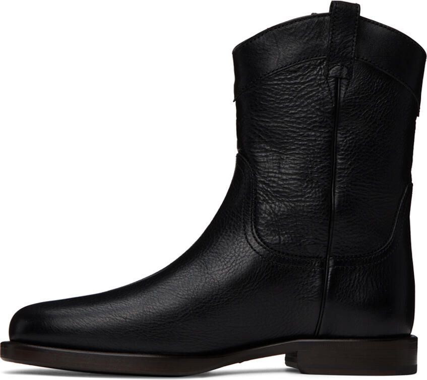 LEMAIRE Black Western Boots - Picture 2