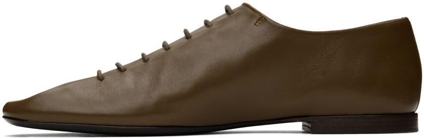 LEMAIRE Brown Flat Derbys - Picture 4