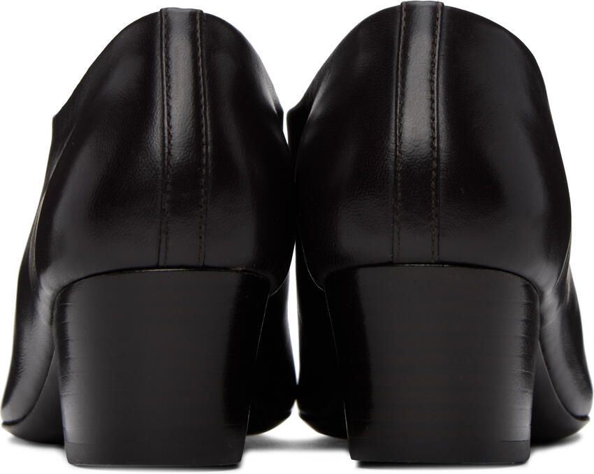 LEMAIRE Brown Heeled Derbies