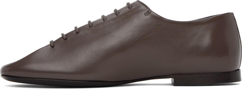 LEMAIRE Gray Flat Derbies - Picture 4