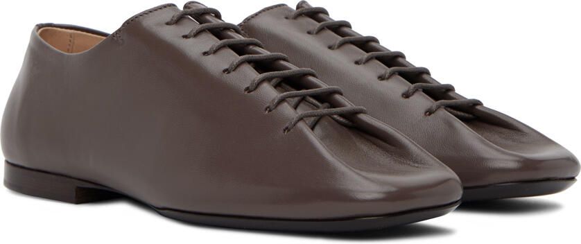 LEMAIRE Gray Flat Derbies - Picture 2