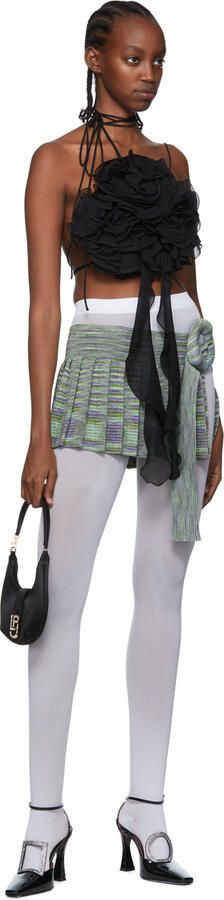 Les Petits Joueurs Black Maxi Aster Mules - Picture 4