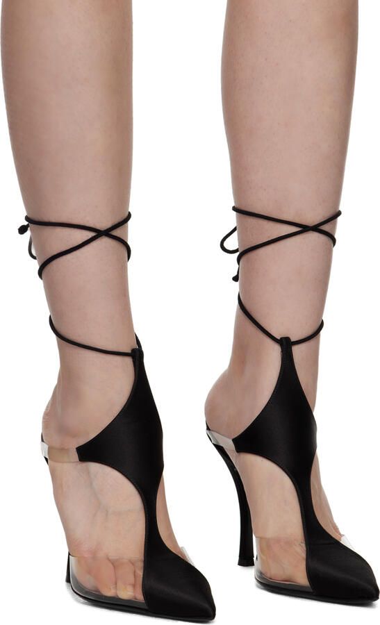 Les Petits Joueurs Black Virgo Heels