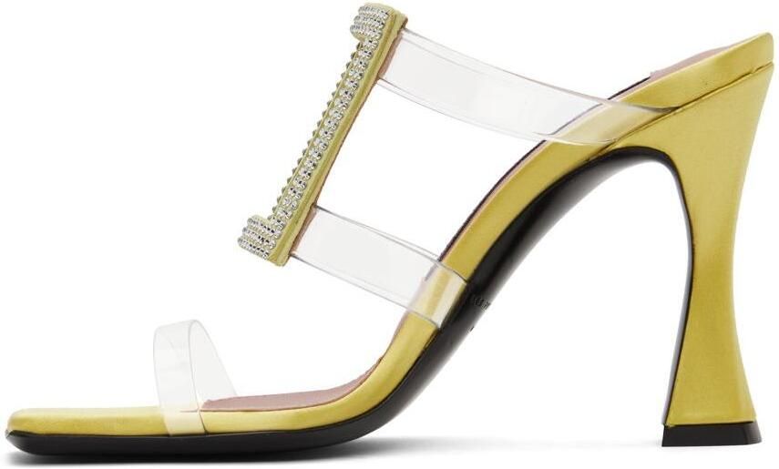 Les Petits Joueurs Green Hoya Heeled Sandals - Picture 3