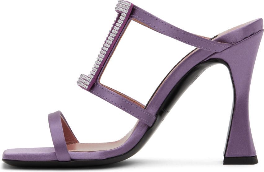 Les Petits Joueurs Purple Hoya Heeled Sandals - Picture 3