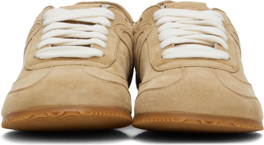 Loewe Beige Suede Ballet Runner Sneakers - Picture 3