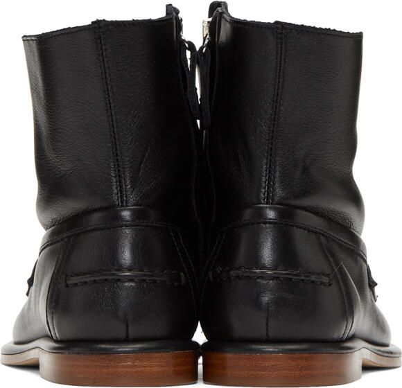 Loewe Black Loafer Boots - Picture 4