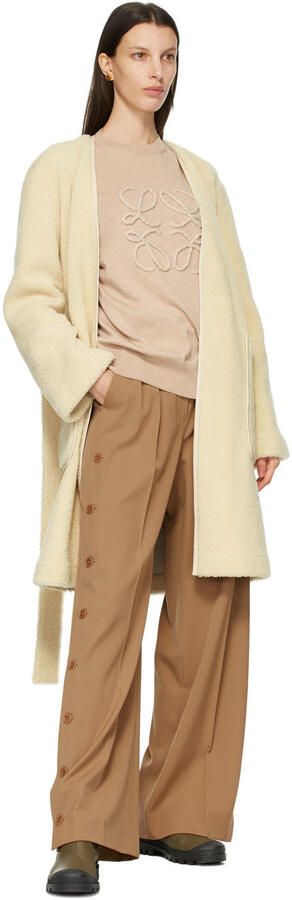 Loewe Khaki Calfskin Chelsea Boots - Picture 4