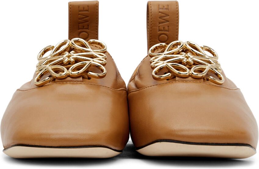 Loewe Tan Anagram Soft Derbys - Picture 3
