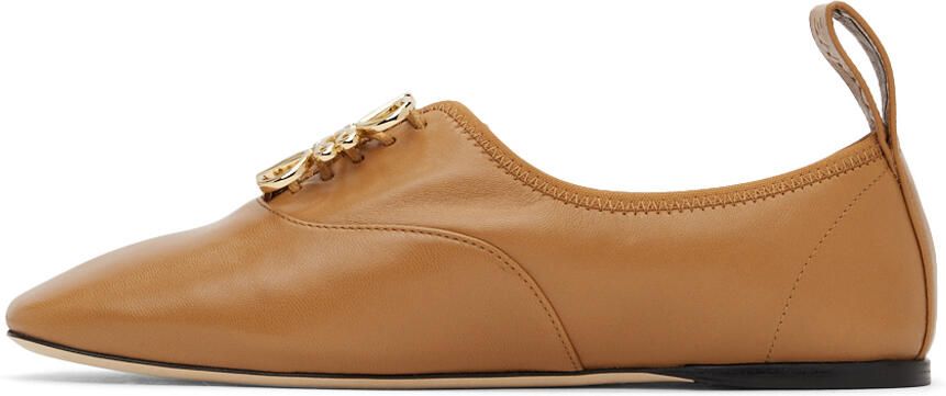 Loewe Tan Anagram Soft Derbys - Picture 4