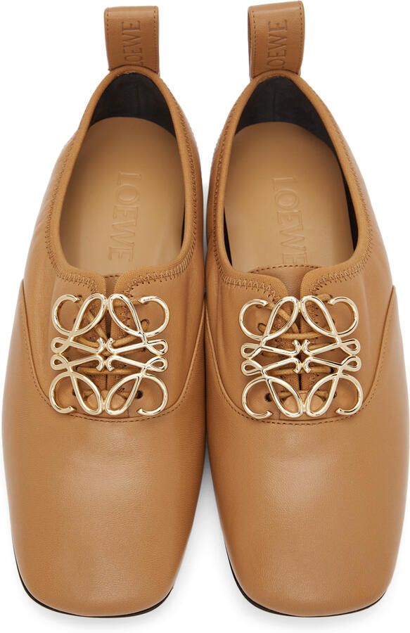 Loewe Tan Anagram Soft Derbys