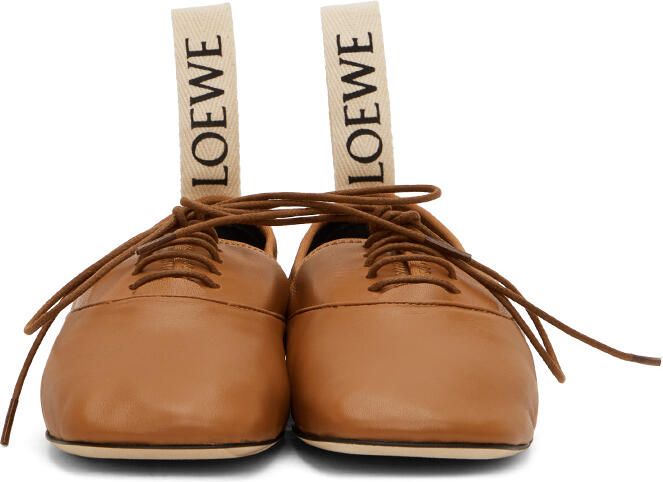 Loewe Tan Soft Derbys - Picture 4