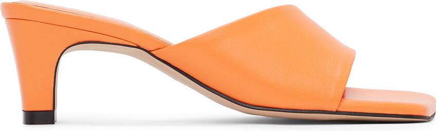 LOW CLASSIC Orange Slide Heeled Sandals