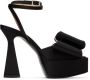 MACH & MACH Black 'Le Cadeau' 140 Platform Heeled Sandals - Thumbnail 1