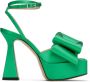 MACH & MACH Green 'Le Cadeau' 140 Platform Heeled Sandals - Thumbnail 1