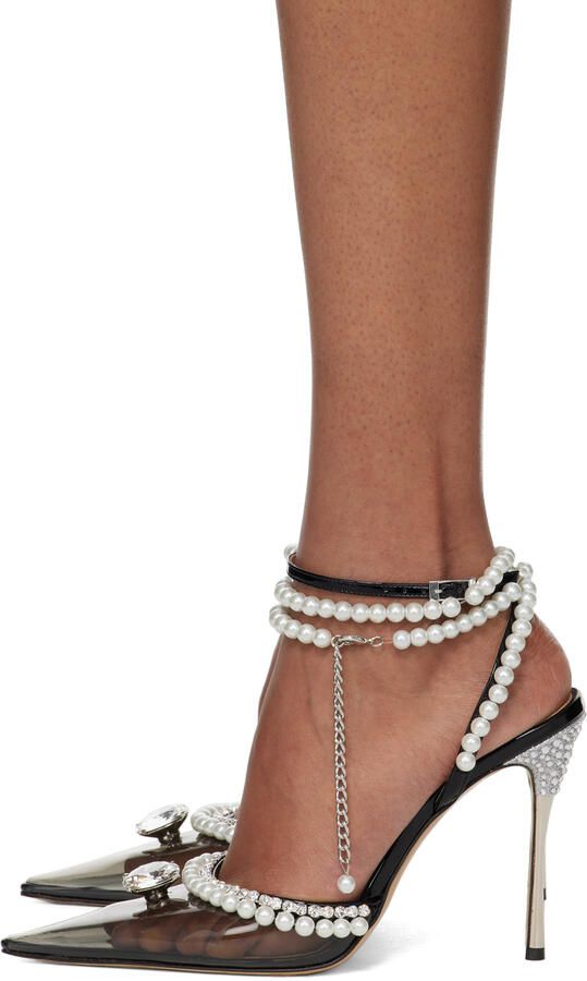 MACH & MACH Black Diamond Of Elizabeth Heels - Picture 2