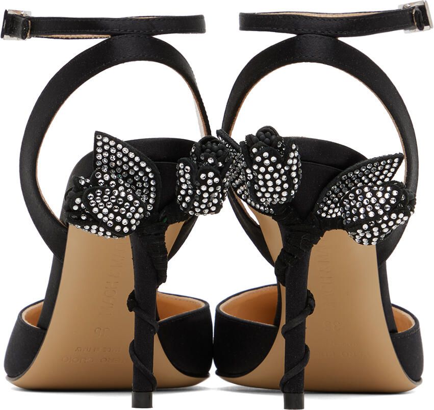 MACH & MACH Black Wonder Tulip 95 Heels