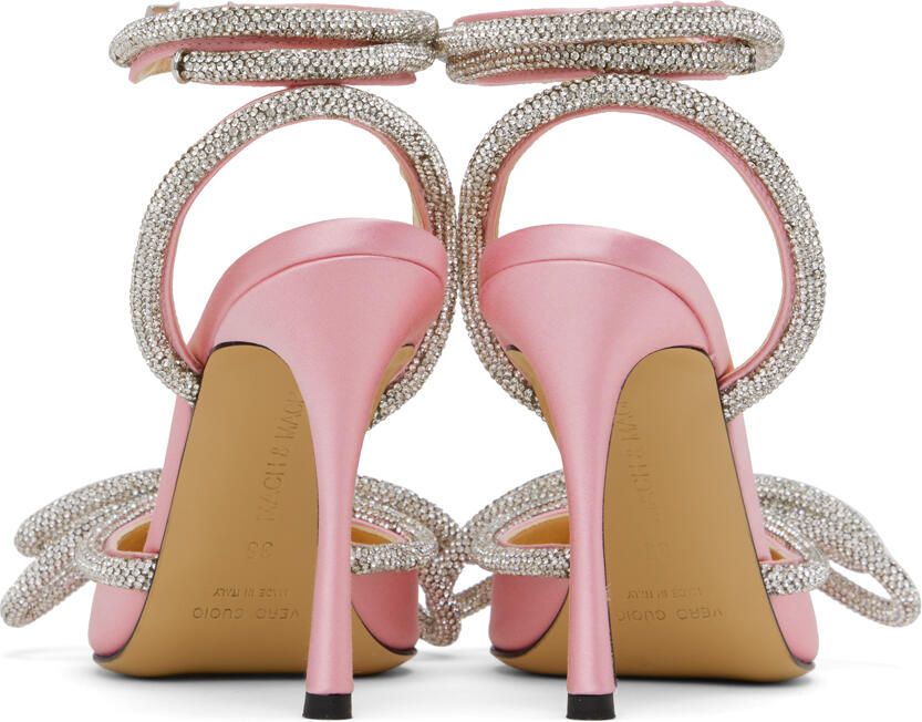 MACH & MACH Pink Double Bow Heels