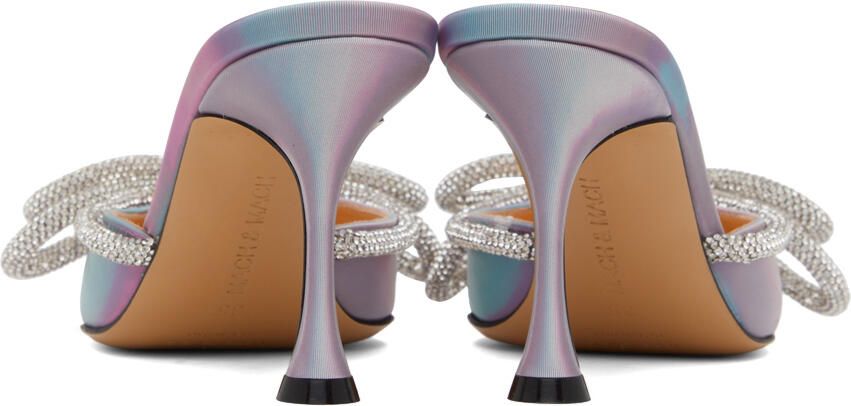 MACH & MACH Pink Double Bow Mules