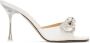 MACH & MACH White Double Bow 95 Heeled Sandals - Thumbnail 1