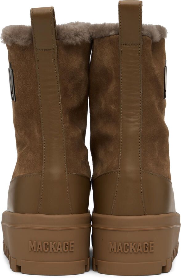 Mackage Brown Hero Boots - Picture 3