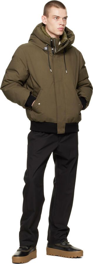 Mackage Khaki & Black Hero Boots - Picture 4