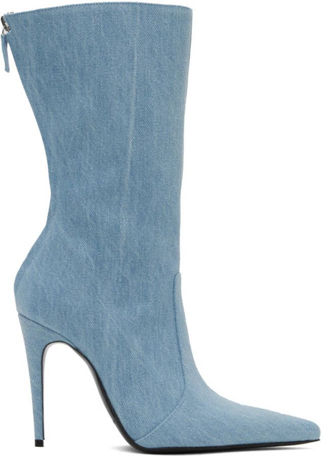 Magda Butrym Blue Sharp Boots