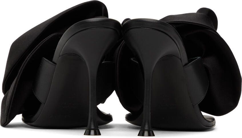 Magda Butrym Black Flower Heeled Sandals - Picture 3