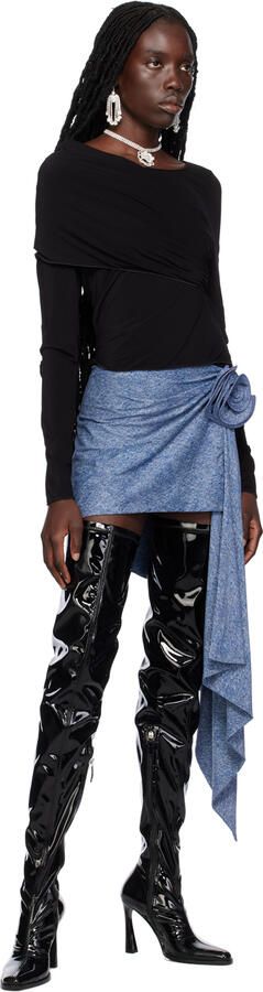 Magda Butrym Black Retro Tall Boots - Picture 4