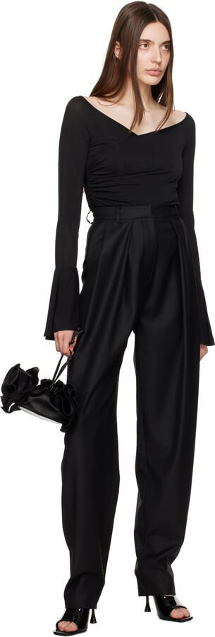 Magda Butrym Black Square Toe Mules - Picture 4