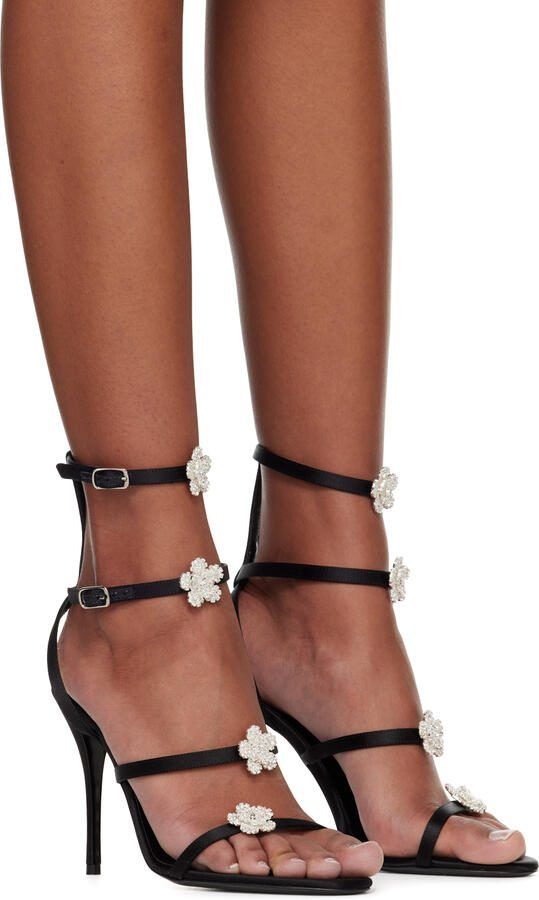 Magda Butrym Black Strappy Sandals